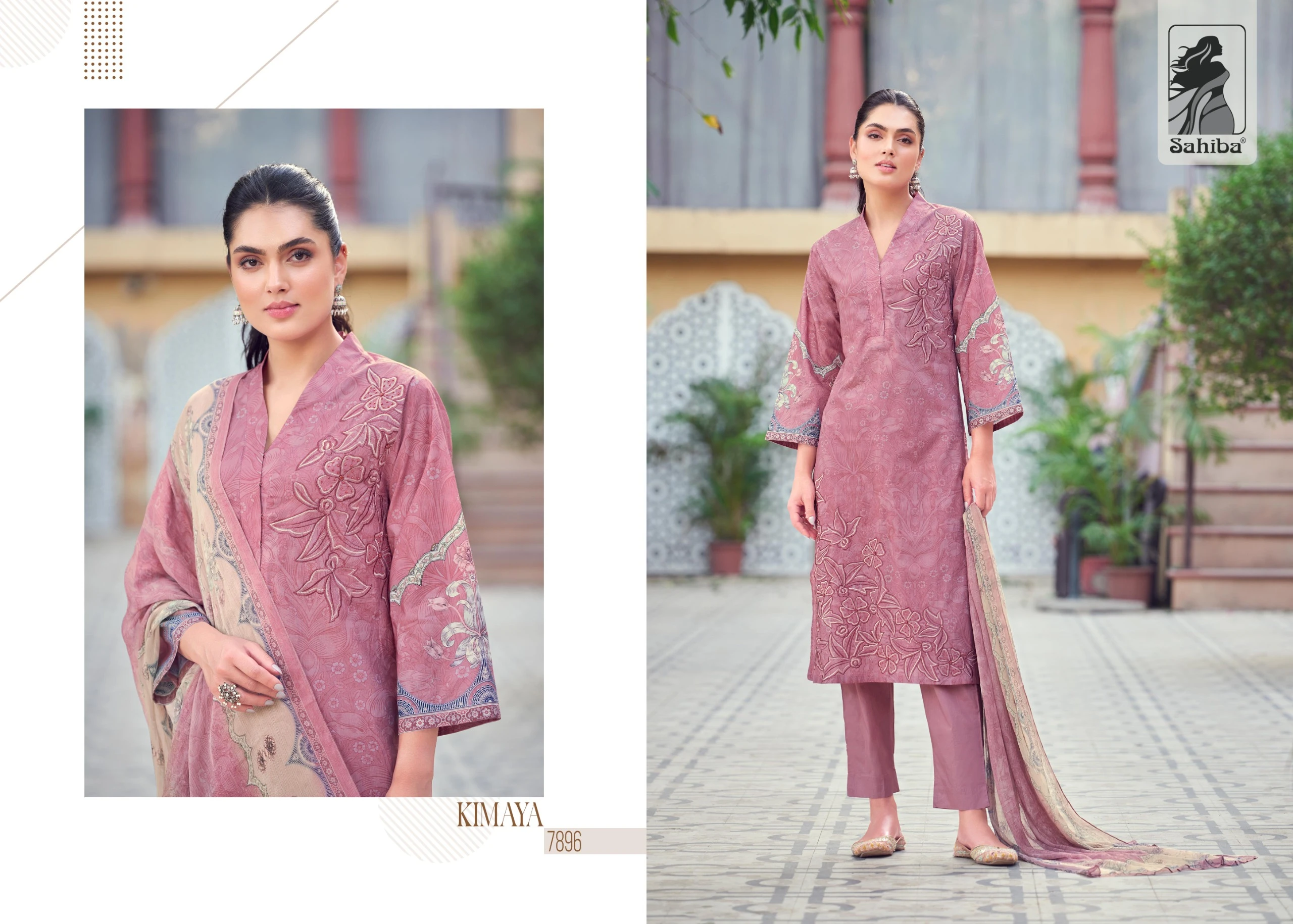 Sahiba Kimaya Pure Cotton Lawn Wholesale Fancy Salwar Suit Catalog — Wholesale Salwar Suits, MPA wholesale from Surat - Gallery Image 3